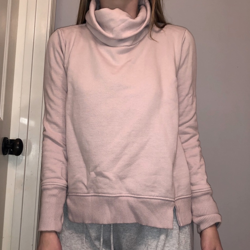 Ballet Pink Athleta Turtleneck Sweater - S